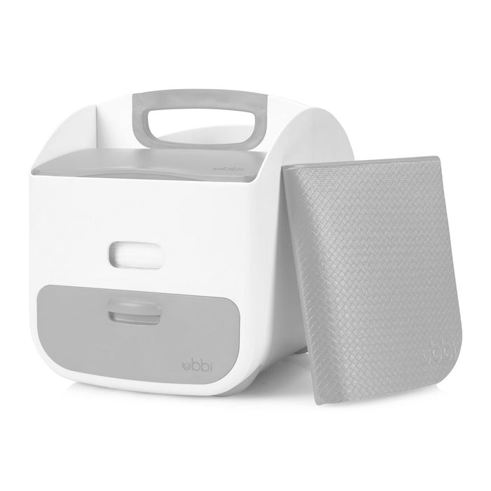 UBBI Diaper Caddy - White/Grey (Open Box) Default Title