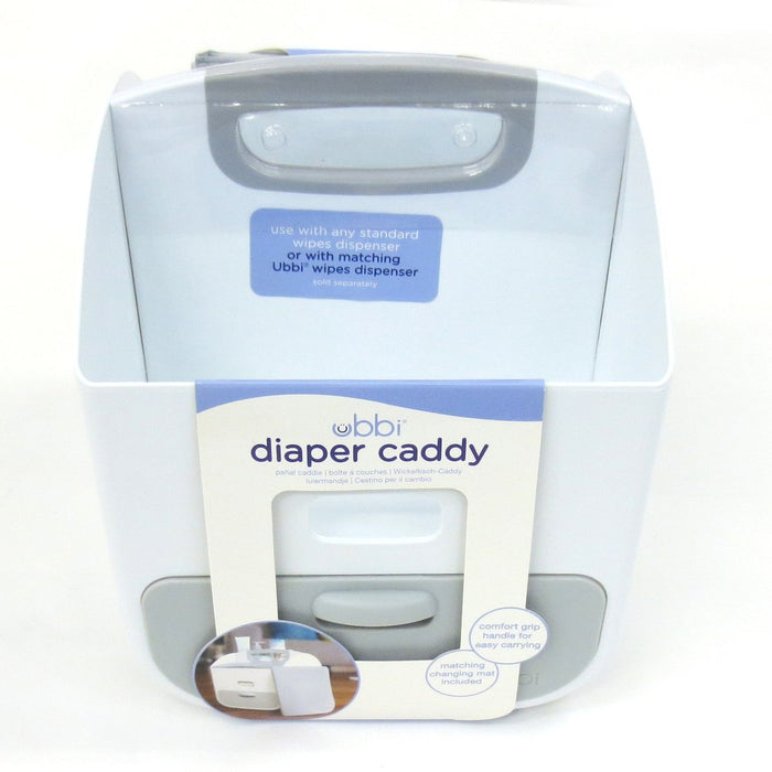 UBBI Diaper Caddy - White/Grey (Open Box)