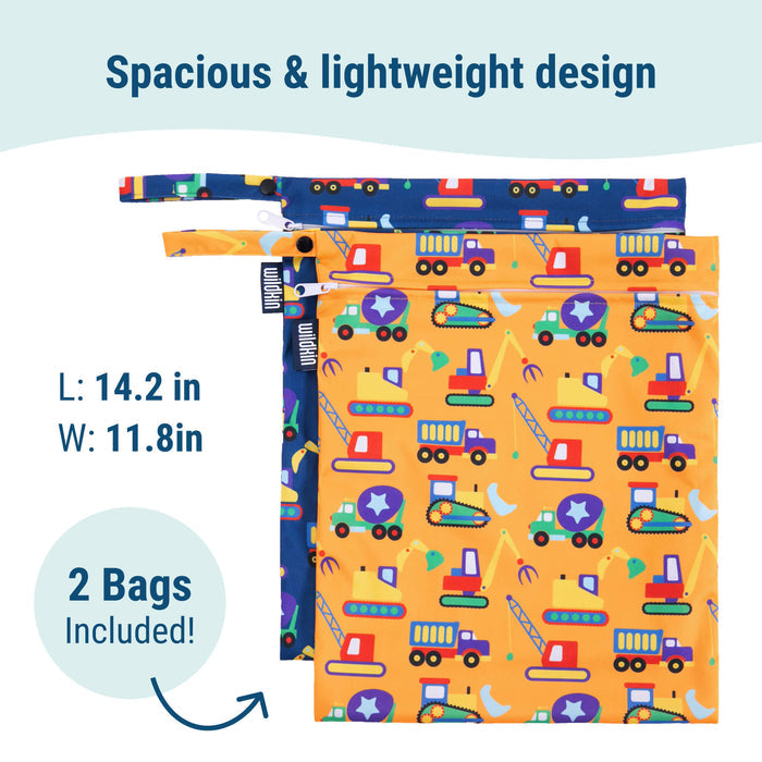 Under Construction 2-Pack Wet Bag Set