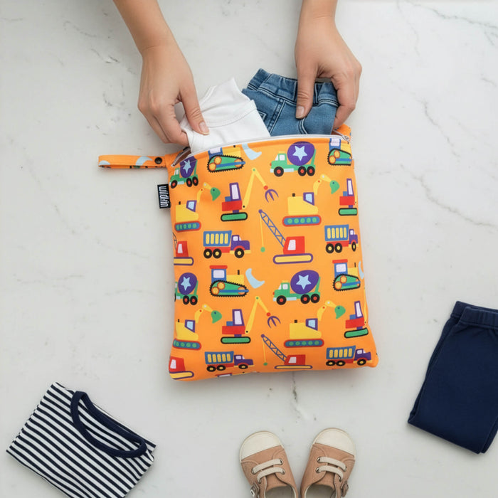 Under Construction 2-Pack Wet Bag Set