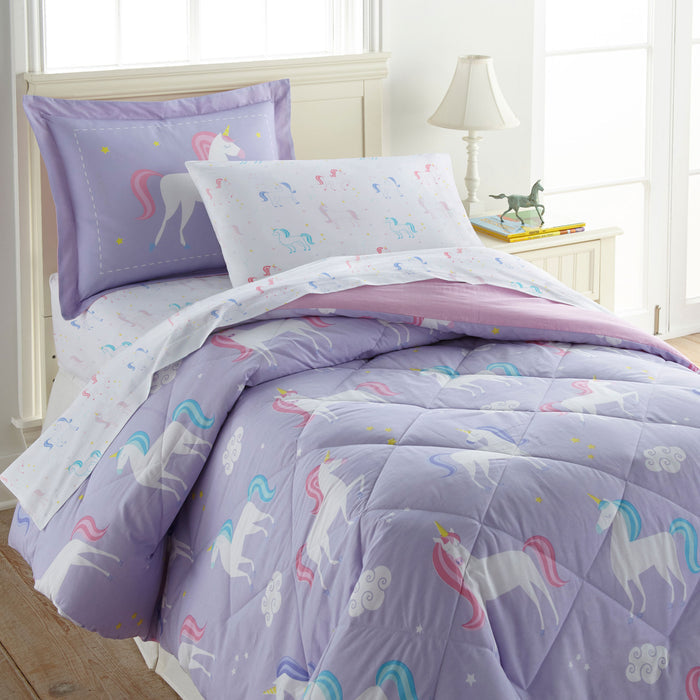 Unicorn 100% Cotton Flannel Pillowcase