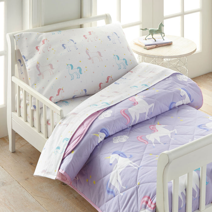 Unicorn 100% Cotton Flannel Pillowcase