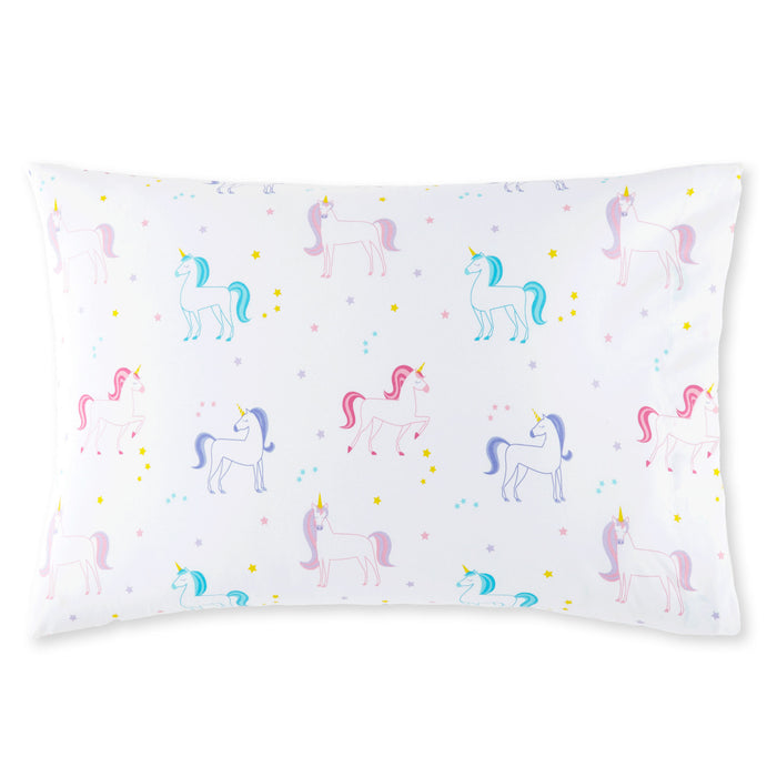 Unicorn 100% Cotton Percale Pillowcase