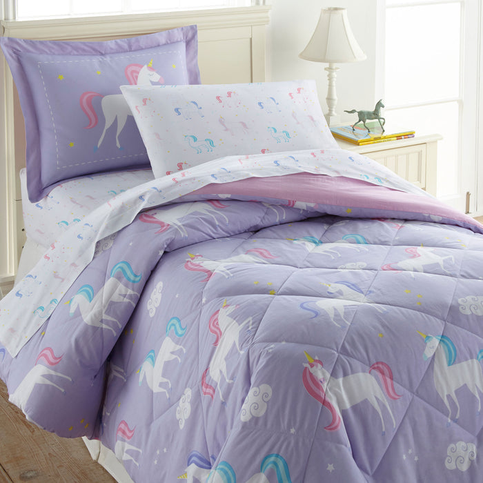Unicorn 100% Cotton Percale Pillowcase