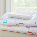 Unicorn 100% Cotton Percale Sheet Set