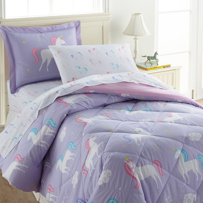 Unicorn 100% Cotton Percale Sheet Set