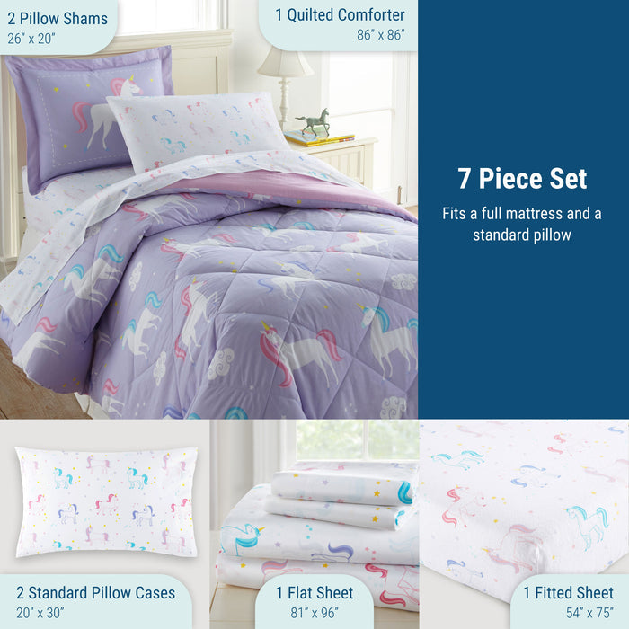 Unicorn Cotton Bed in a Bag