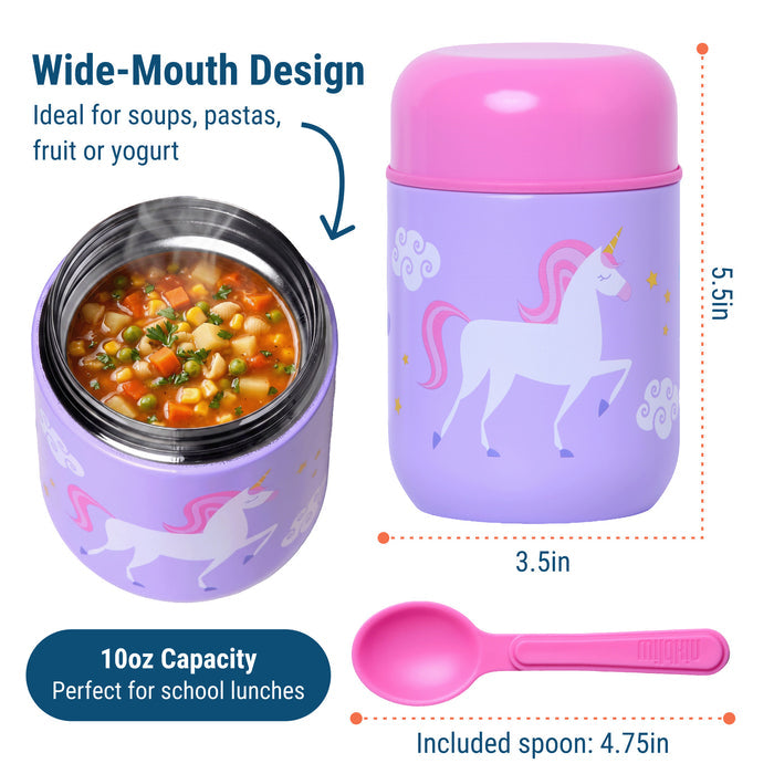 Unicorn Insulated Food Jar - 10oz