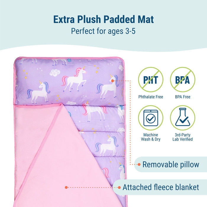 Unicorn Microfiber Toddler Nap Mat