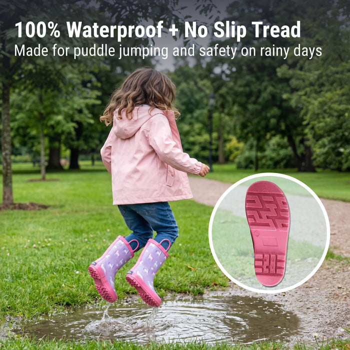 Unicorn Rubber Rainboots