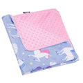 Unicorn Velour Baby Blanket