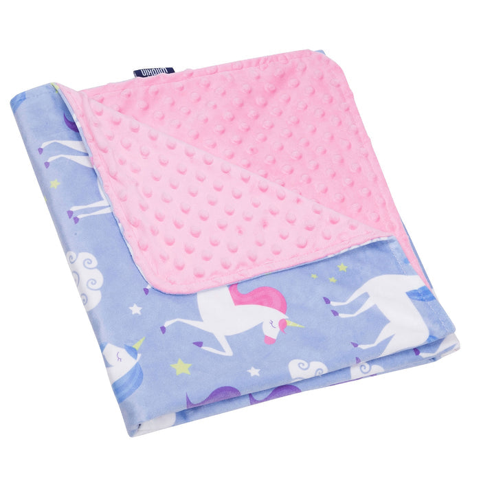Unicorn Velour Baby Blanket