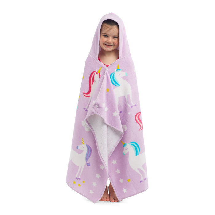 Unicorns Hooded Beach Towel