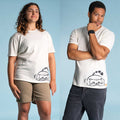 100% organic merino t-shirt animal print