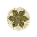 Very Fine Small Round Basket with Blossom Motif