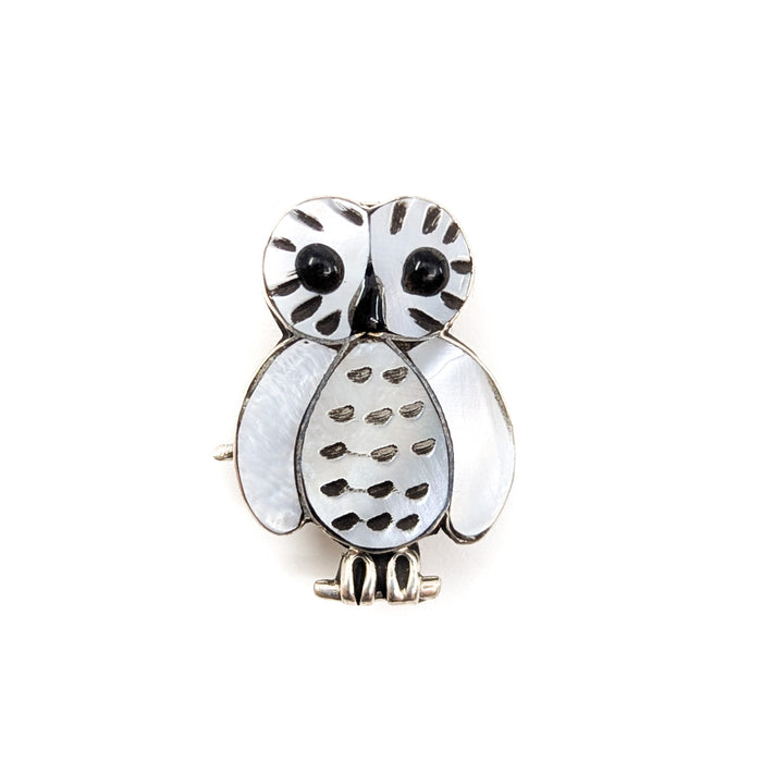 White Owl Pin/Pendant