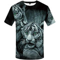 WHITE TIGER 3D PRINT T-SHIRT Tiger-Universe