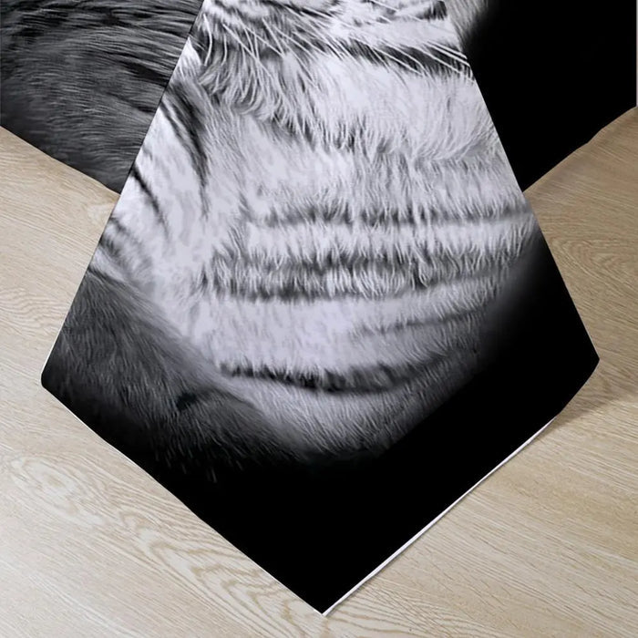 White Tiger Bed Set with Blue Eyes Tiger-Universe