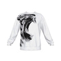 White Tiger Head Sweatshirt Tiger-Universe