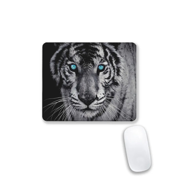 White Tiger Mouse Pad