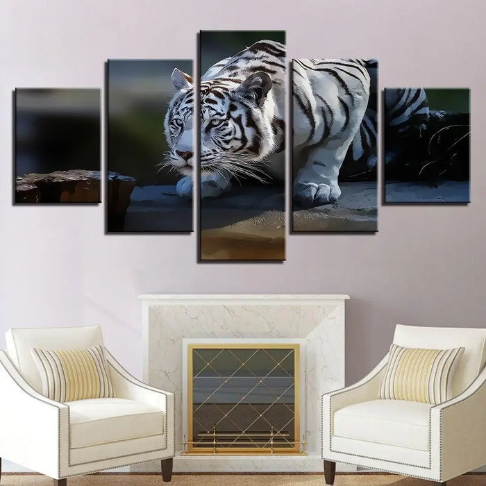 WHITE TIGER PAINTING Tiger-Universe