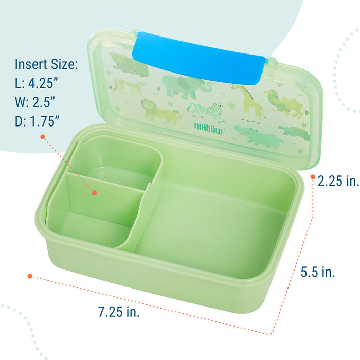 Wild Animals Reusable Food Container Bento Box
