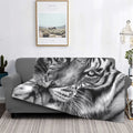 Winter White Tiger Blanket Tiger-Universe