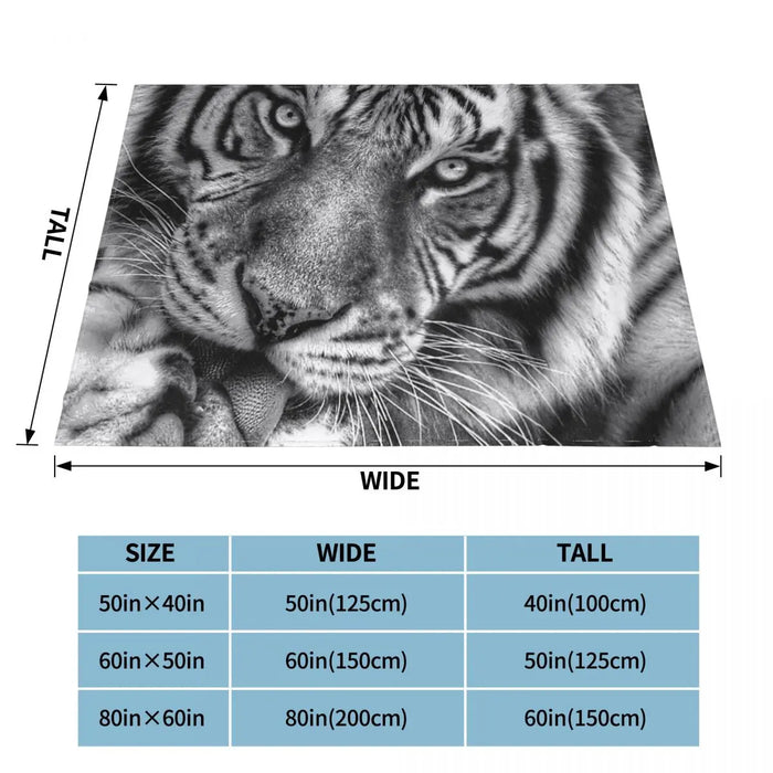 Winter White Tiger Blanket Tiger-Universe
