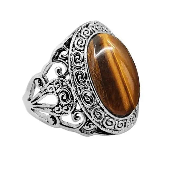 Women Tiger Eye Ring Tiger-Universe