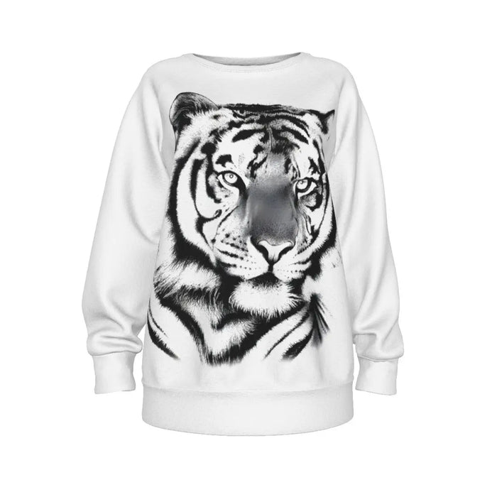Womens Tiger Sweatshirt Tiger-Universe