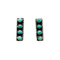 Zuni Four-Stone Vertical Earrings