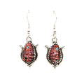 Zuni Red Corn Earrings