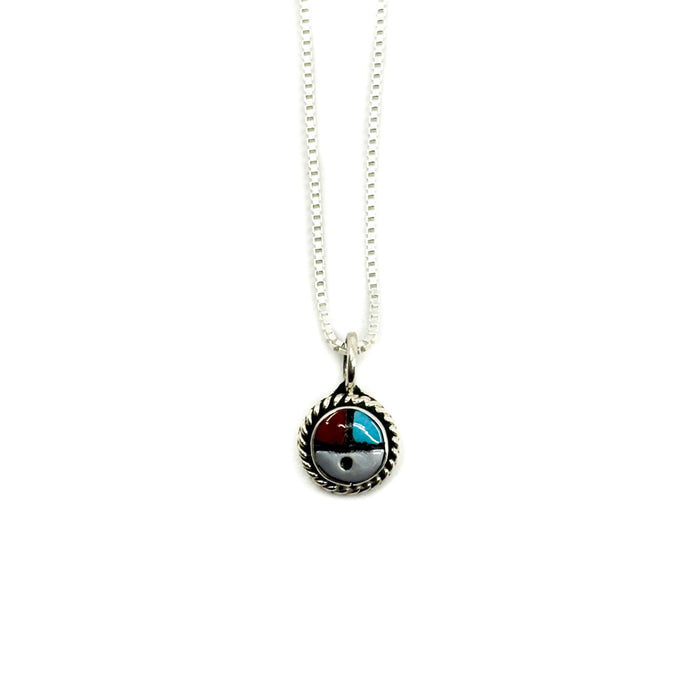 Zuni Sun Face Pendant