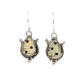 Zuni Yellow Corn Earrings